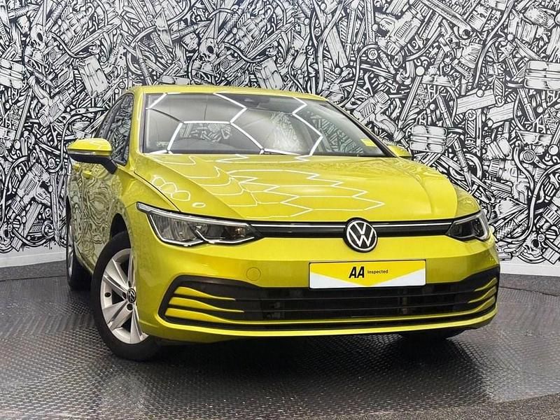 Used VW Golf VII S 110 HP (80 kW) 2020 Yellow Hatchback