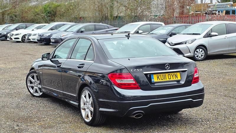 Used Mercedes C250 2011 Black Sedan
