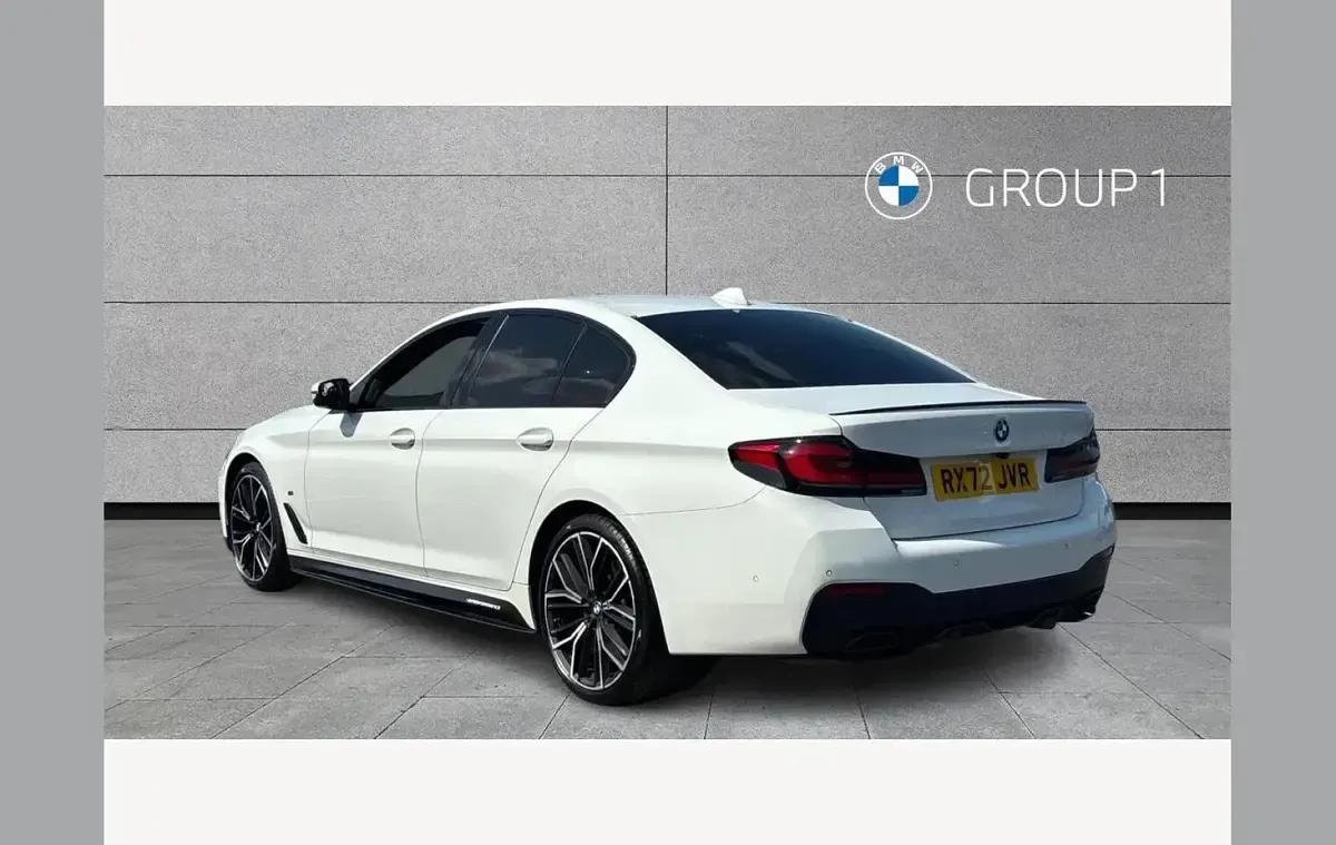 Used BMW 530 M Sport 282 HP (207 kW) 2022 White Sedan