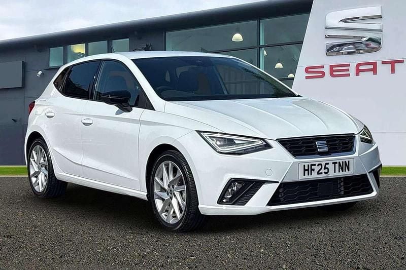 Glacial white Used 2025 Seat Ibiza FR Hatchback | £16,995 (Super price) - Image 1/4