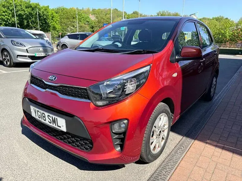 Used Kia Picanto 2018 Orange Hatchback