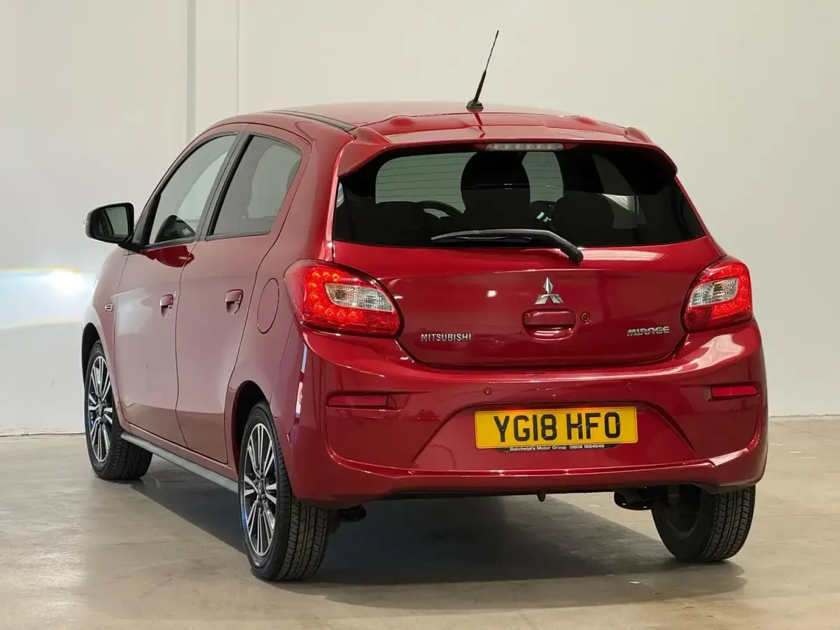 Used Mitsubishi Mirage 78 HP (57 kW) 2018 Red Hatchback