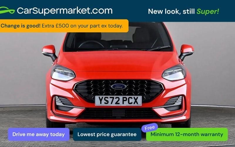Used Ford Fiesta ST-Line 101 HP (74 kW) 2022 Red Hatchback