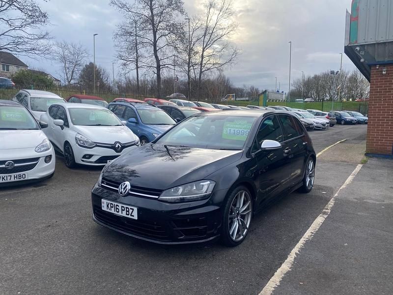 Used VW Golf VII R 296 HP (217 kW) 2016 Black Hatchback