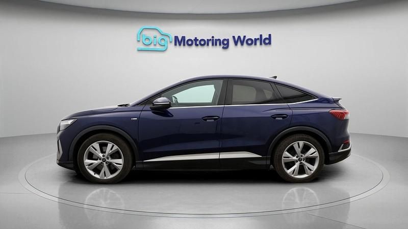 Used Audi Q4 e-tron S-Line 150 kW (204 HP) 2023 Blue SUV