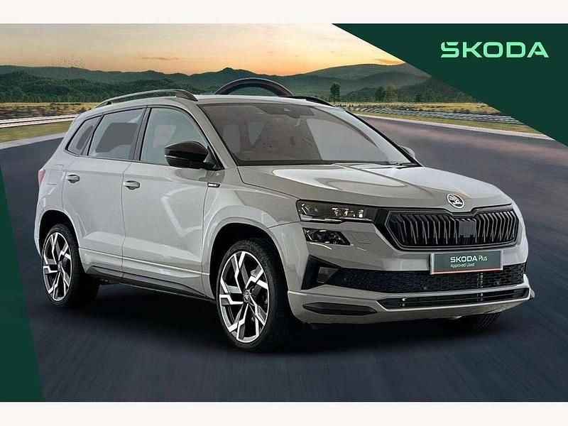 Grey New 2025 Skoda Karoq SportLine SUV | £30,995 (Fair price) - Image 1/3