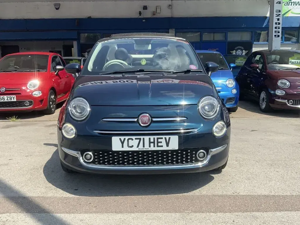 Used Fiat 500 Dolcevita 2021 Blue Cabriolet