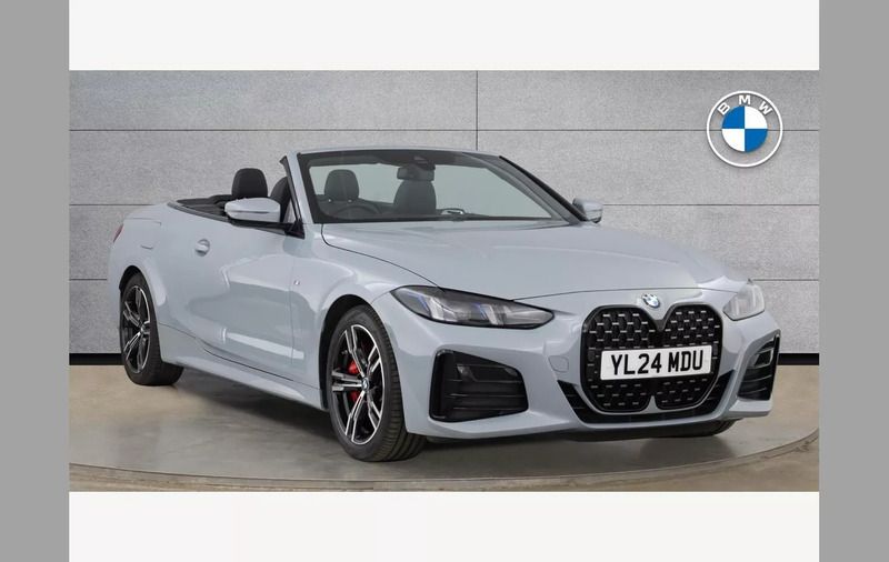 Grey Used 2024 BMW 420 M Sport Cabriolet | £46,450 (Expensive) - Image 1/4