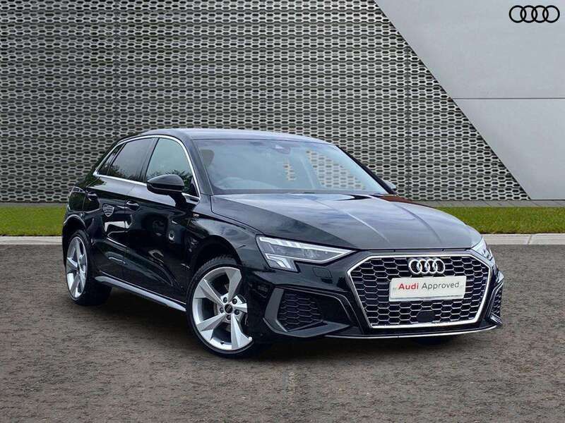 Black Used 2024 Audi A3 e-tron S-Line Hatchback | £26,995 (Fair price) - Image 1/4
