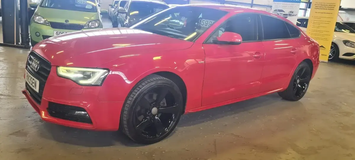 Used Audi A5 Black Edition 170 HP (125 kW) 2013 Red Coupe