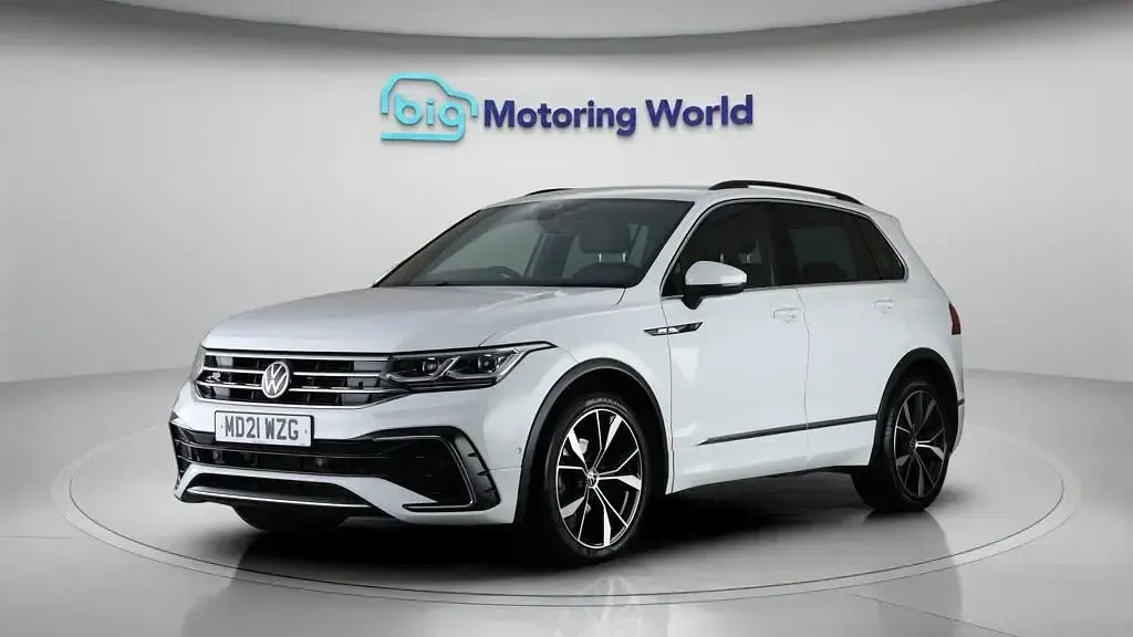 Used VW Tiguan R-line 150 HP (110 kW) 2021 White SUV