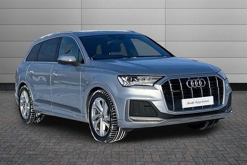 Used Audi Q7 S-Line 231 HP (169 kW) 2020 Silver SUV