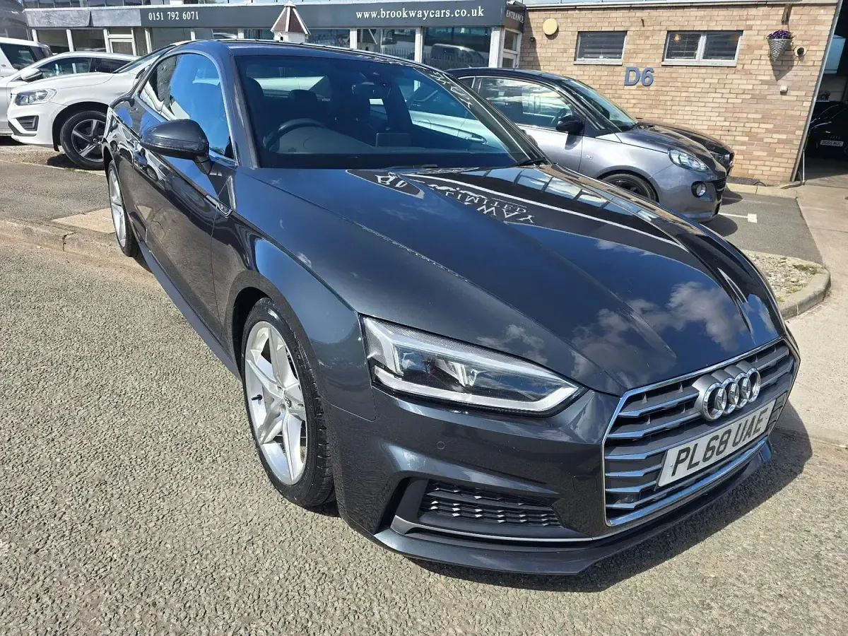 Used Audi A5 S-Line 190 HP (139 kW) 2018 Grey Coupe