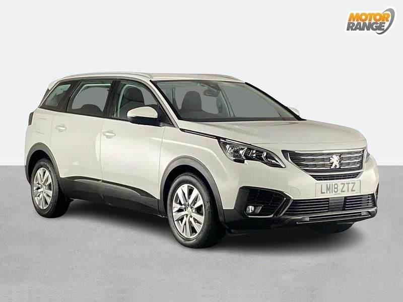 White Used 2018 Peugeot 5008 Active SUV | £13,195 (Fair price) - Image 1/4