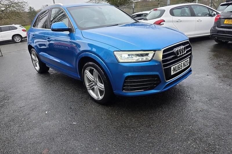 Used Audi Q3 S-line plus 180 HP (132 kW) 2015 Blue SUV