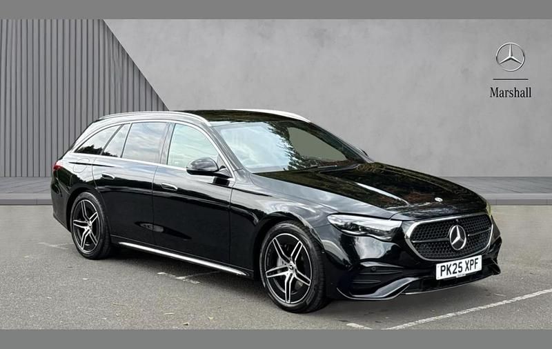 Black Used 2025 Mercedes E220 AMG Line Premium Estate | £55,890 - Image 1/4