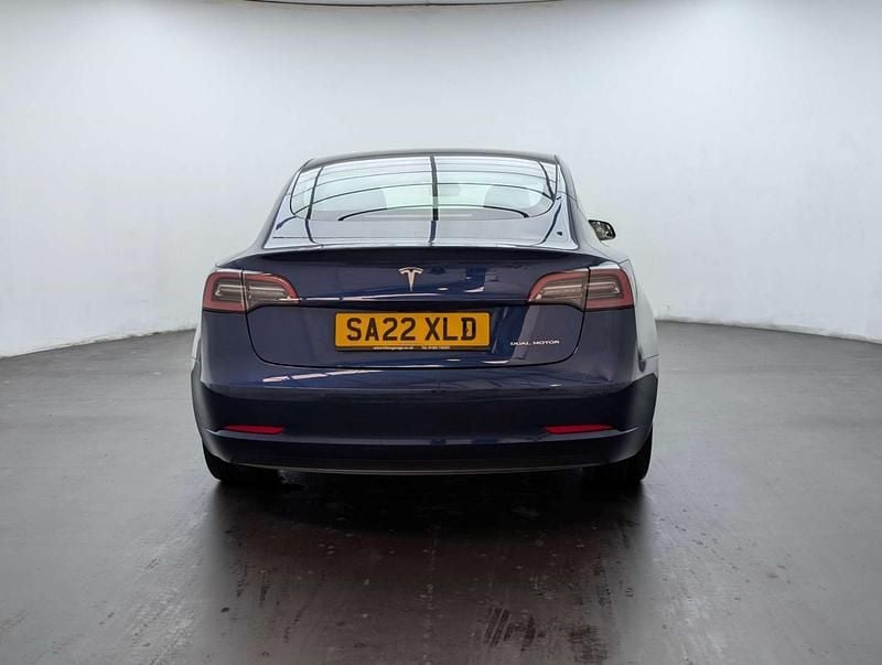 Used Tesla Model 3 Long Range AWD 366 kW (498 HP) 2022 Blue Sedan