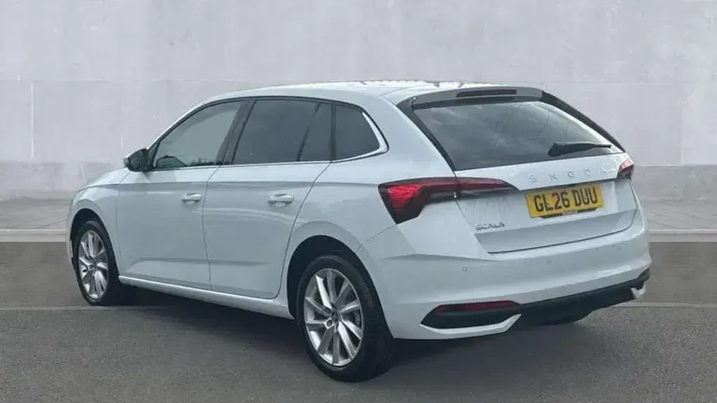 Used Skoda Scala SE L 116 HP (85 kW) 2026 Moon white metallic Hatchback