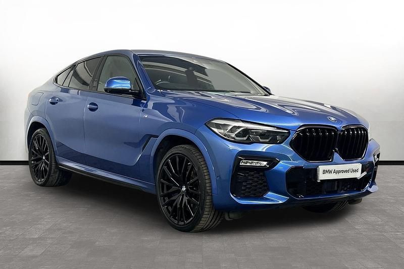 Blue Used 2020 BMW X6 M Sport SUV | £38,500 (Fair price) - Image 1/3