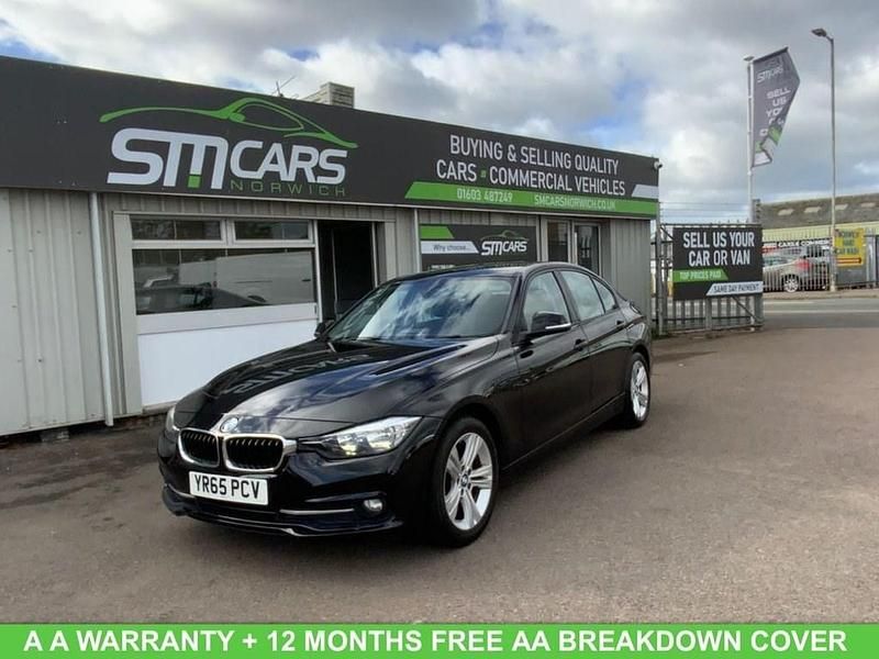 Black Used 2015 BMW 318 Sport Line Sedan | £7,250 (Fair price) - Image 1/3