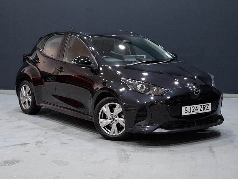 Black Used 2024 Mazda 2 Exclusive-Line Hatchback | £15,998 (Fair price) - Image 1/4