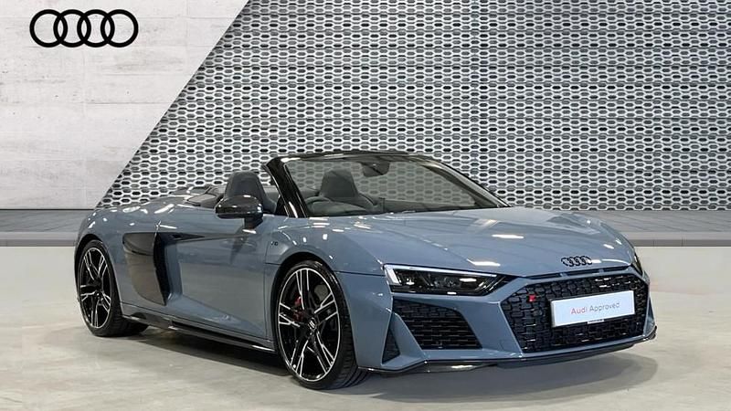 Grey Used 2020 Audi R8 Spyder Performance Cabriolet | £115,410 - Image 1/4