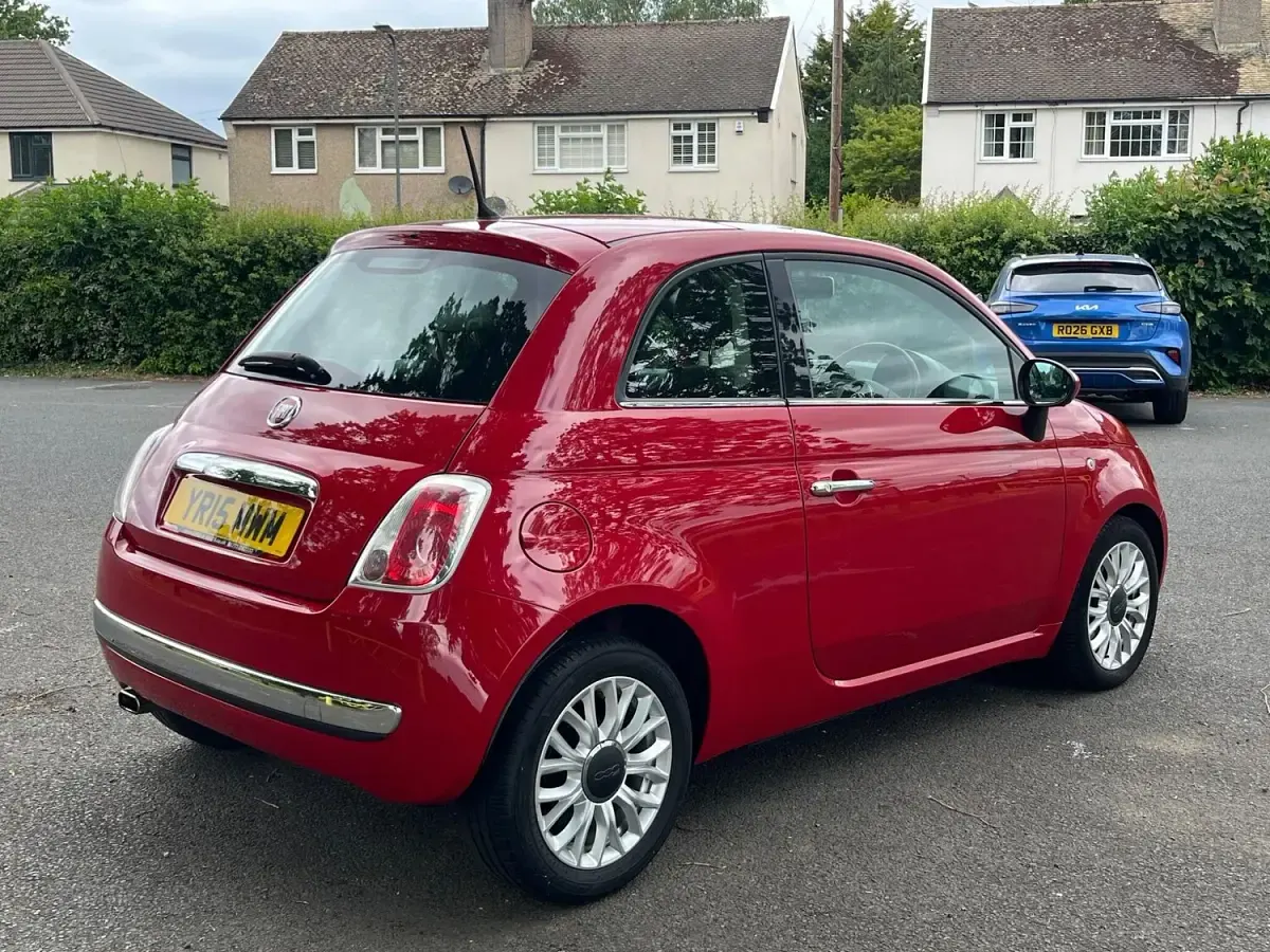 Used Fiat 500 Lounge 2015 Red Hatchback