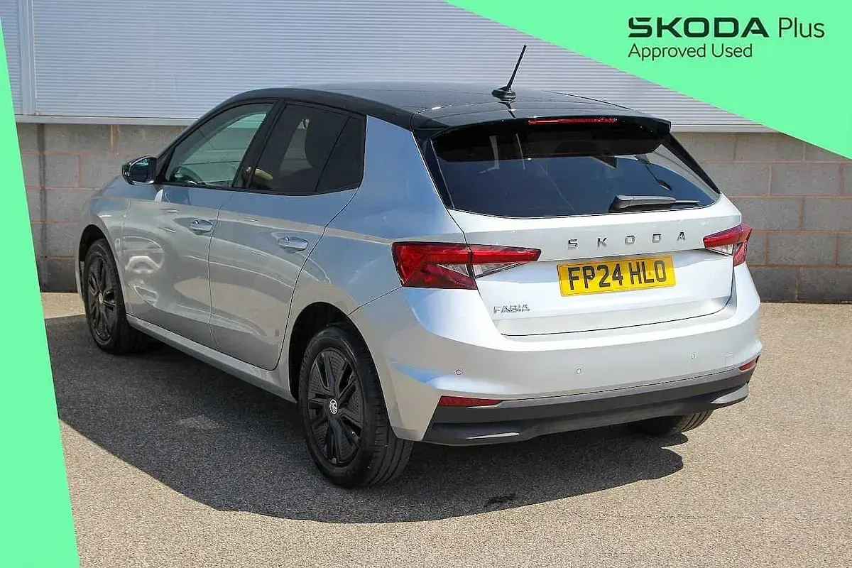 Used Skoda Fabia Colour Edition 113 HP (83 kW) 2024 Brilliant silver metallic black magic pearl effect Hatchback