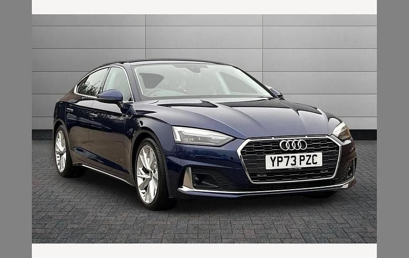Used Audi A5 Sportback Sport 150 HP (110 kW) 2023 Blue Hatchback