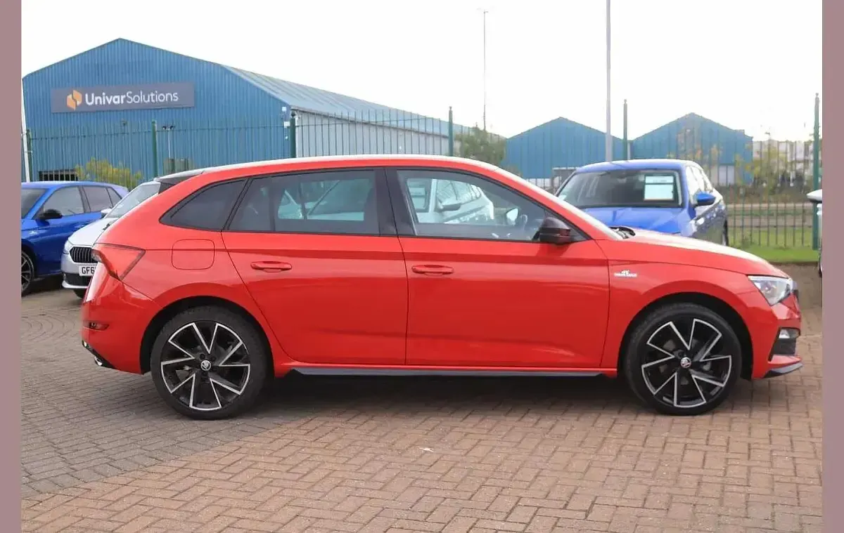 Used Skoda Scala Monte Carlo 108 HP (79 kW) 2022 Red Hatchback