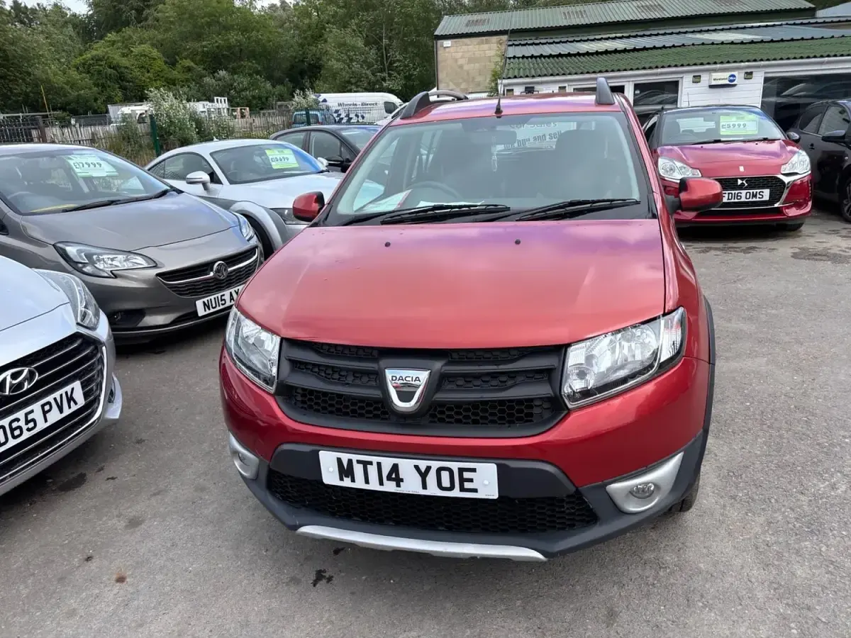 Used Dacia Sandero Ambiance 90 HP (66 kW) 2014 Red Hatchback