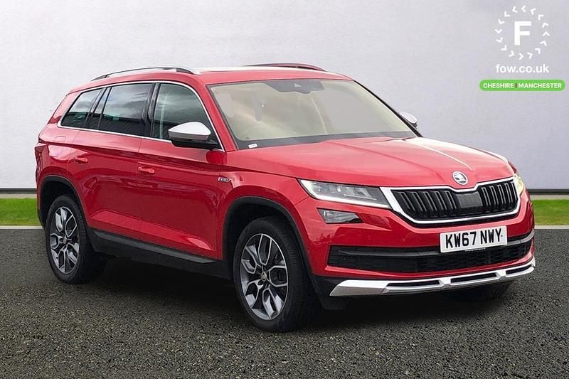 Second-hand Skoda Kodiaq Scout 4x4 2017 Roșu SUV