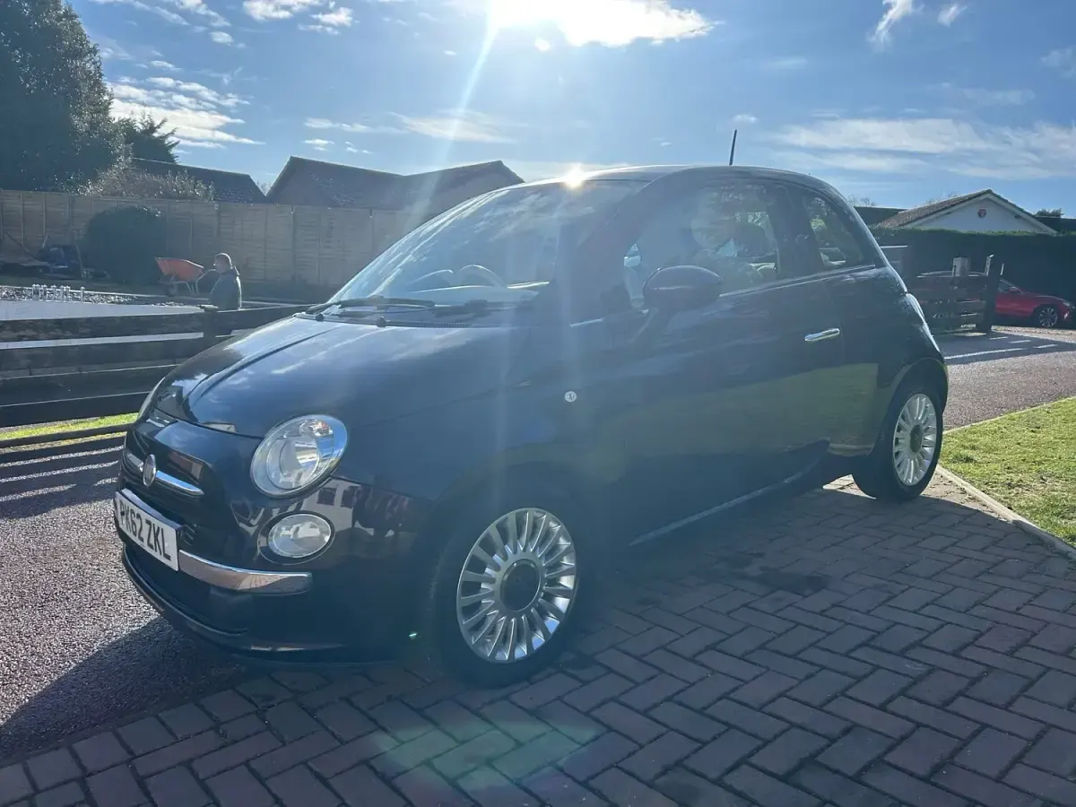 Used Fiat 500 Lounge 85 HP (62 kW) 2012 Purple Hatchback
