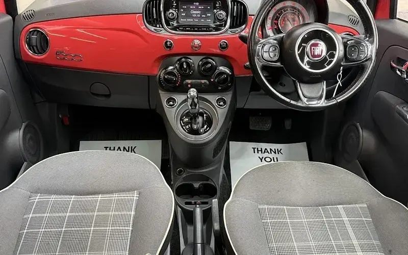 Used Fiat 500 Lounge 69 HP (50 kW) 2017 Pink Hatchback