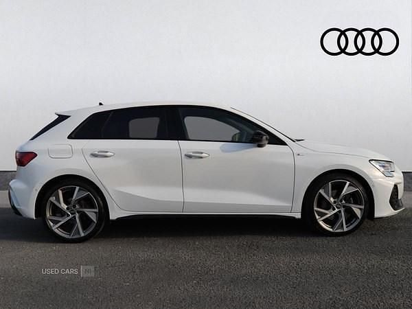 Used Audi A3 Black Edition 150 HP (110 kW) 2025 White Hatchback