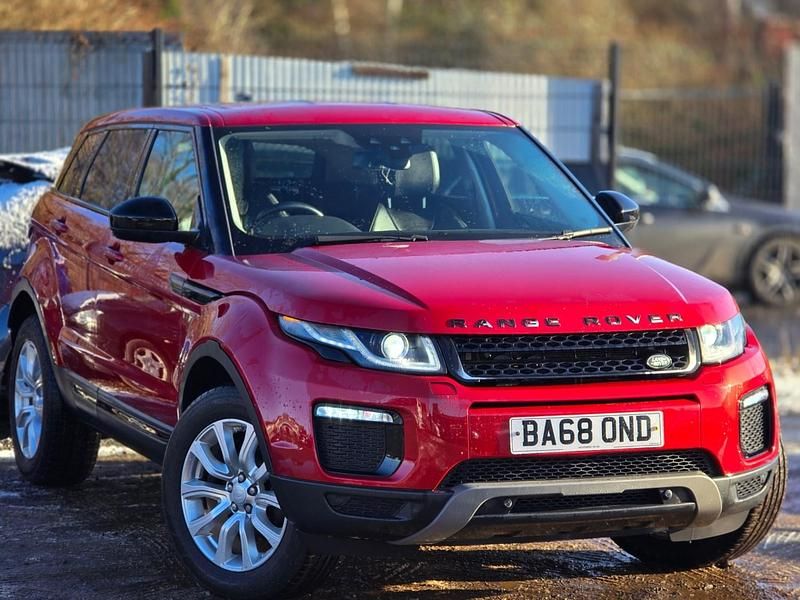 Red Used 2019 Land Rover Range Rover evoque SE Estate | £7,995 (Super price) - Image 1/4