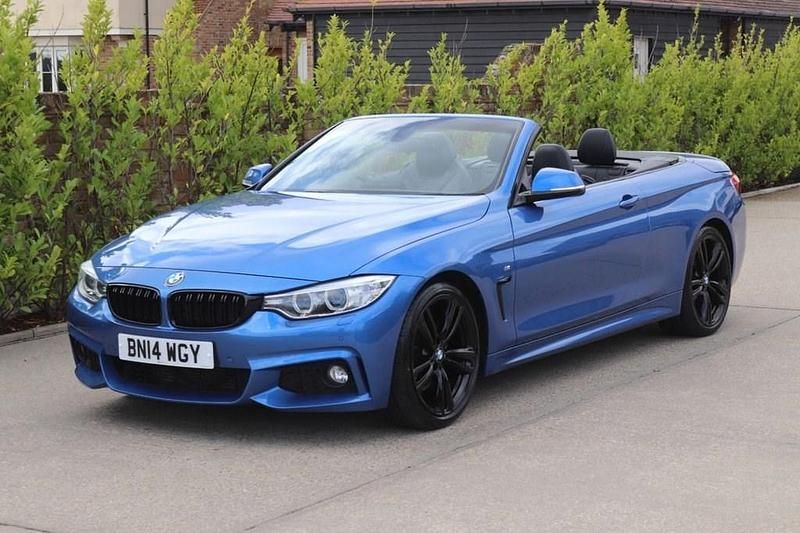 Used BMW 428 M Sport 245 HP (180 kW) 2014 Blue Cabriolet