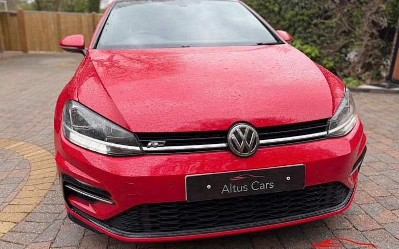 Used VW Golf VII R-line 150 HP (110 kW) 2018 Red Hatchback