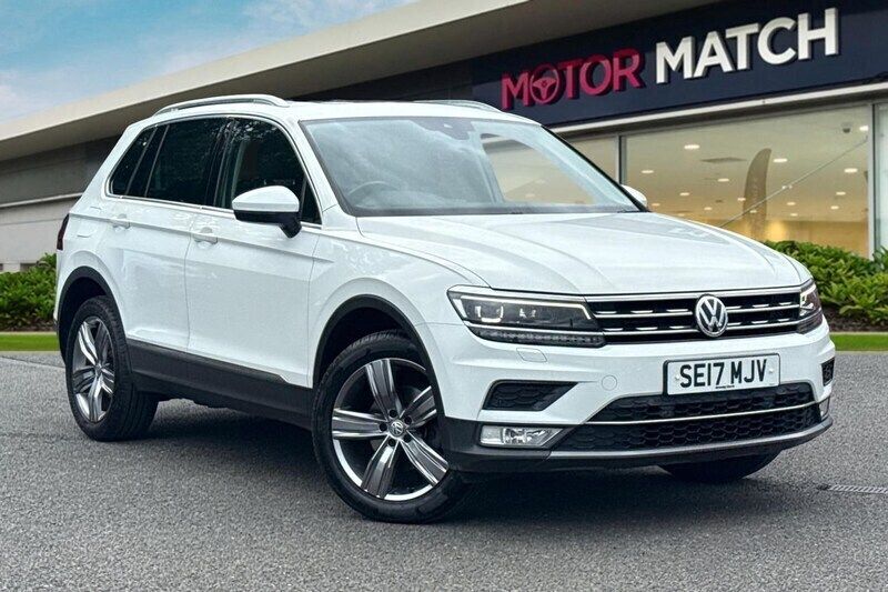White Used 2017 VW Tiguan SEL SUV | £14,999 (Fair price) - Image 1/4