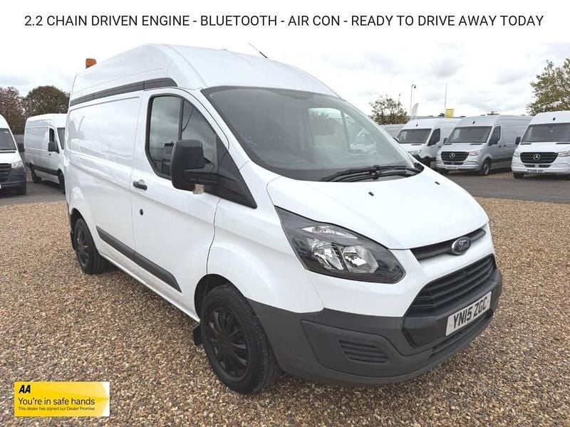 White Used 2015 Ford Transit Custom Van | £6,995 (Fair price) - Image 1/3
