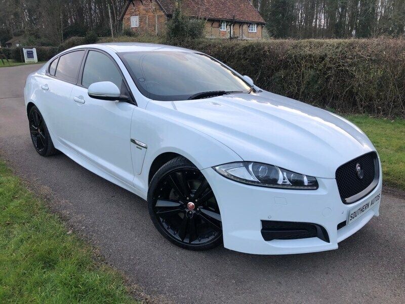 White Used 2014 Jaguar XF R-Sport Sedan | £4,750 (Expensive) - Image 1/4