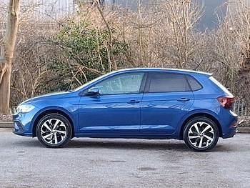 Used VW Polo Match 95 HP (69 kW) 2024 Blue Hatchback