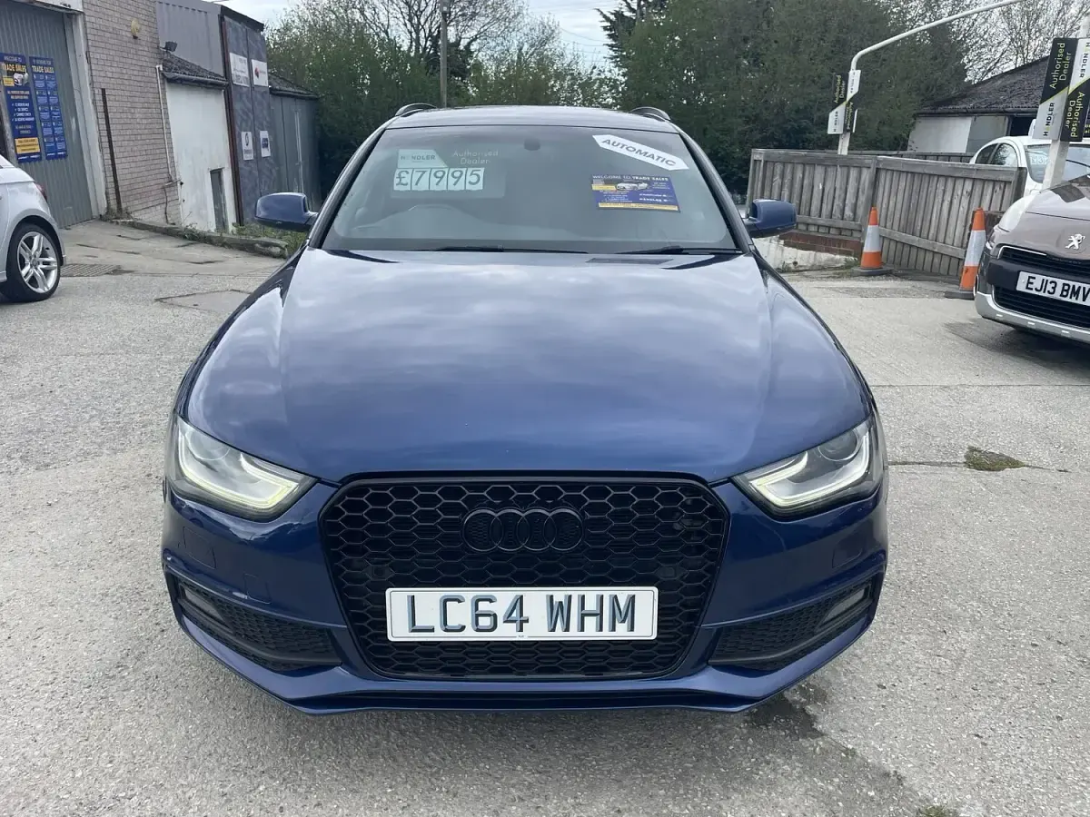 Used Audi A4 Black Edition 170 HP (125 kW) 2015 Blue Estate
