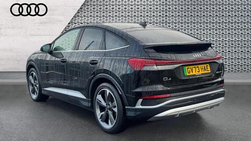 Used Audi Q4 e-tron S-Line 150 kW (204 HP) 2023 Black SUV