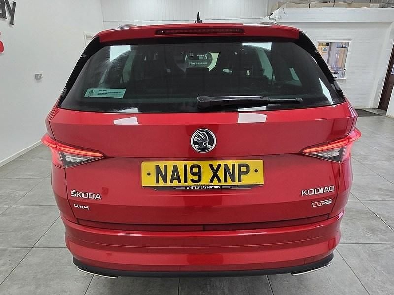 Used Skoda Kodiaq vRS 239 HP (175 kW) 2019 Red SUV