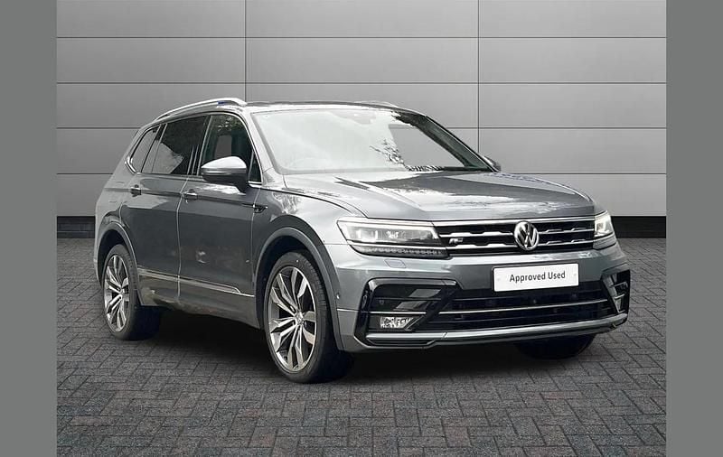 Grey Used 2021 VW Tiguan Allspace R-line SUV | £24,449 (Fair price) - Image 1/4