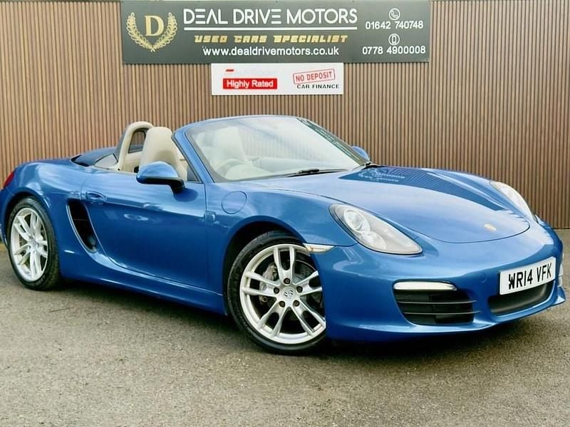 Used Porsche Boxster 265 HP (194 kW) 2014 Blue Cabriolet