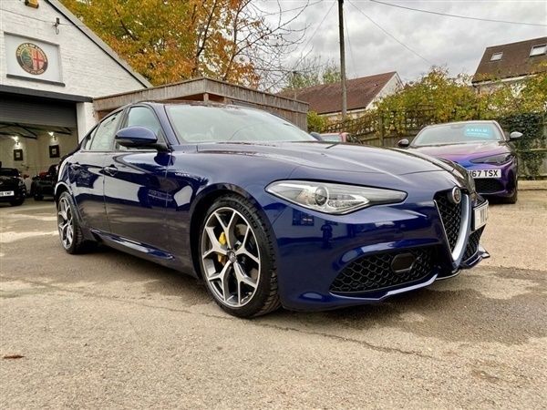 Blue Used 2018 Alfa Romeo Giulia Veloce Sedan | £27,995 - Image 1/1
