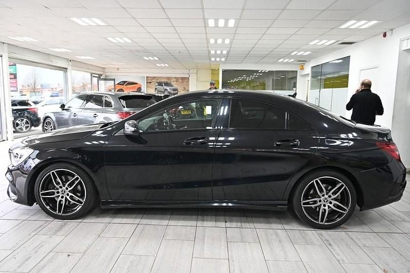 Used Mercedes CLA220 AMG line 177 HP (130 kW) 2018 Black Sedan