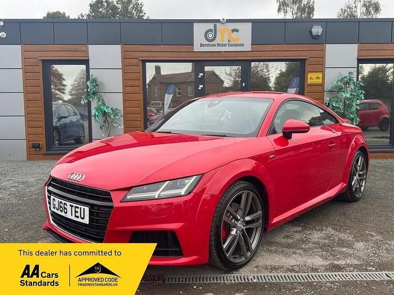 Red Used 2016 Audi TT S-Line Coupe | £10,999 (Fair price) - Image 1/2